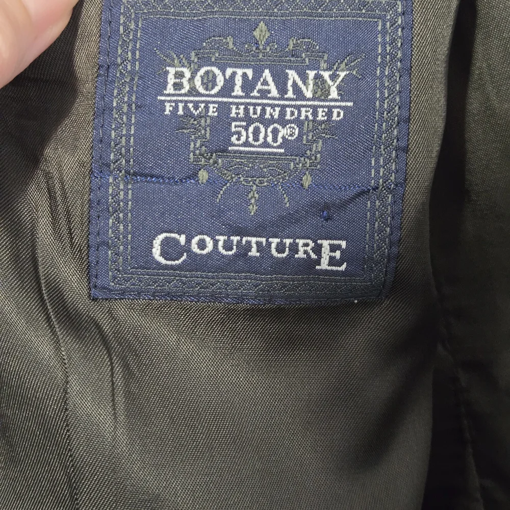 Botany 500 Couture Gray Blazer Sport Coat 44L Wool Made in USA Mens - Picture 6 of 10